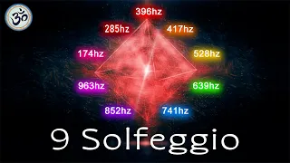 All 9 Solfeggio Frequencies, Full Body Healing, Full Body Aura Cleanse, Healing Frequencies