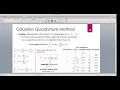 Java for Scientific Computing Numerical Integration -