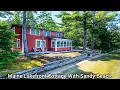 Maine Waterfront Cottages Sandy Beachfront ME Real Estate ME BnB Picnics OHL Waterside