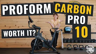 ProForm Carbon Pro10 Studio Bike Review Sweat Tested