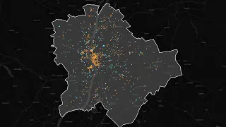 Interactive POI Visualization in Python with OpenStreetMap Data 2025
