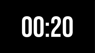 20 Second Countdown Timer Minimal