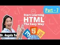 HTML Lists Coding for Beginners Part - 6 Introduction HTML Coding for beginners HTML
