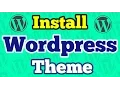 Install Wordpress Theme on live website on localhost