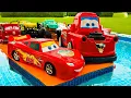 Lagu Looking for Disney Pixar Cars On the Rocky Road : Lightning McQueen, Mater, Dinoco McQueen, Mack