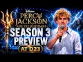 Percy Jackson and the Olympians Season 3 at D23 - Walker Scobell ScreenSlam