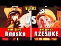 GGST Booska Ramlethal VS AZESUKE May Guilty Gear Strive High level gameplay