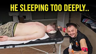 BEST SLEEP CURE IN THE WORLD | ASMR Head Massage + ASMR Back Massage