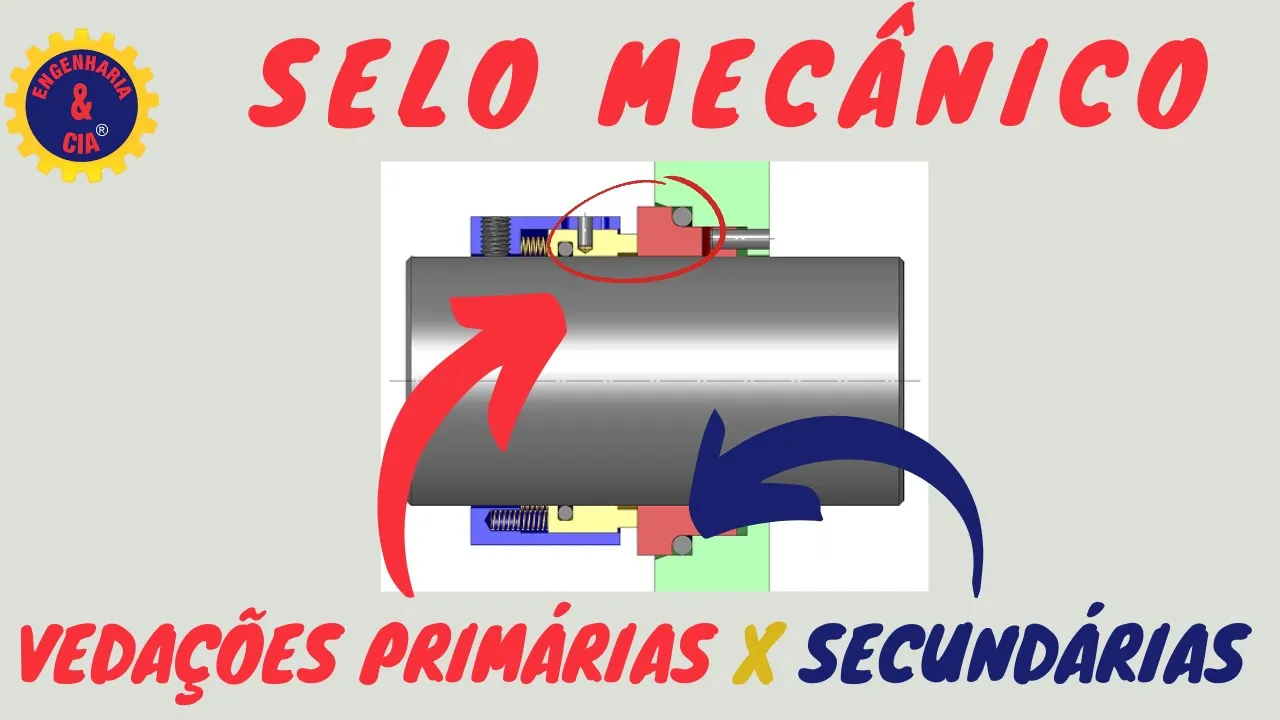 Vedação Industrial: Vedações Primária e Secundária de Um Selo Mecânico | Curso Selo Mecânico