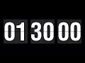 1 hour 30 minute countdown Timer alarm flip clock