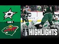 Wild vs Stars NHL Playoff Highlights Game 6 April 30 2026