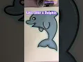 Let s color a dolphin