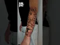 Heavenly Realism Forearm Tattoo The Creation of Adam Meets Divine Ascension