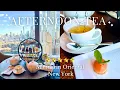 Gorgeous Afternoon Tea at a 5-star Hotel Mandarin Oriental New York Shopping at Maison Kitsune