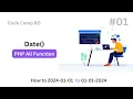 How to Day Month Year - PHP Date Function Tutorial