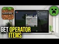 How To Get OPERATOR ITEMS In Creative inventory - Minecraft Java