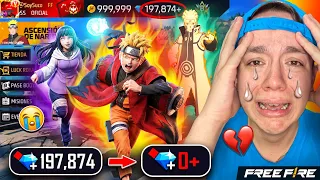 GASTE 10,000 DIAMANTES PARA CONSEGUIR LA SKIN DE NARUTO😭💔!