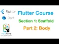 Flutter course - Section 1 Scaffold