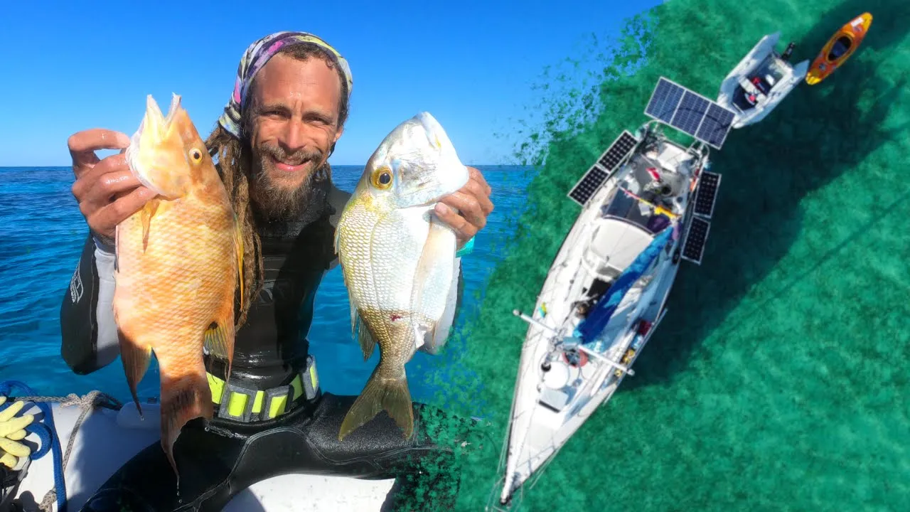 ABACOS Bahamas | Spearfishing Manjack Cay & Kayaking Green Turtle Cay [Ep 173]