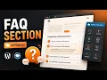 How To Create a FAQ Section on Your WordPress Website Using WPBakery Plugin