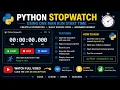 Build a Digital Stopwatch in Python Python Mini Project