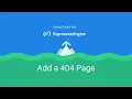 Getting Started with ExpressionEngine - Lesson 15 Adding A 404 Page