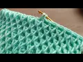Lagu Super Easy Crochet Knitting Model - Çok Kolay Örgü Modeli 🤍