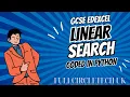 Linear search Function coded in Python