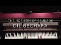 The Horizon Of Saudade - Dil Bechara | A.R. Rahman | Bollywood | Piano Cover | Rishabh D A