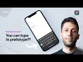 Advanced prototyping in Figma how to create a real Mobile Keyboard
