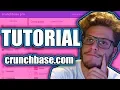 CRUNCHBASE TUTORIAL Como funciona crunchbase