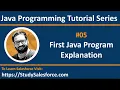 05 Java First Program - How to Read and Print Values
