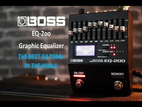 BOSS EQ-200 Graphic Equalizer | Delicious Audio