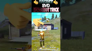 Secret SVD Headshot Trick Setting 100 Working Free Fire 