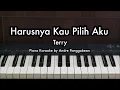 Download Lagu Harusnya Kau Pilih Aku - Terry | Piano Karaoke by Andre Panggabean