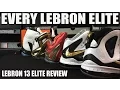 EVERY NIKE LEBRON ELITE MODEL 9-13 ELITE LBJ13 REVIEW COMPARISON ON FEET