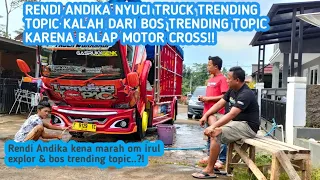 Download Rendi Andika nyuci truck trending topic karena kalah balapan sam bos trending topic!! MP3