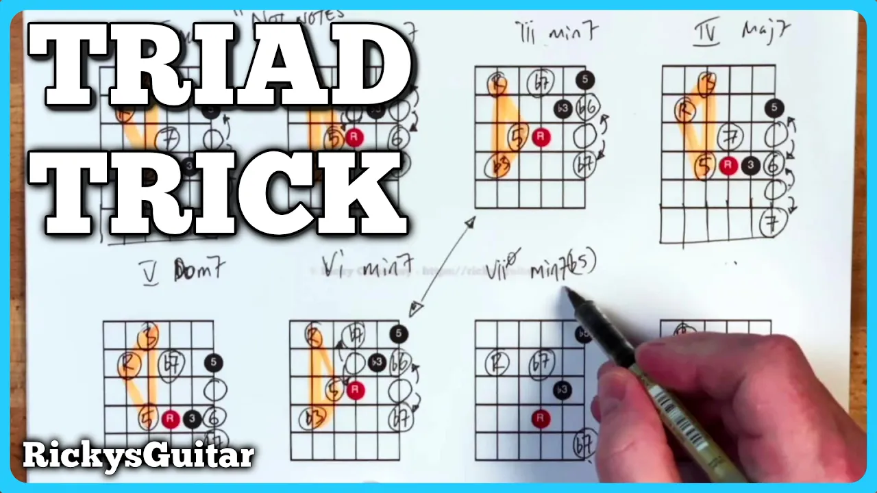 7 SNEAKY Ways to Use TRIADS in Your Guitar Solos