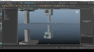 How to combine and connect multiple objects in maya