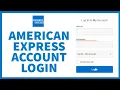 Access Your American Express Account americanexpress com AmEx Login Page
