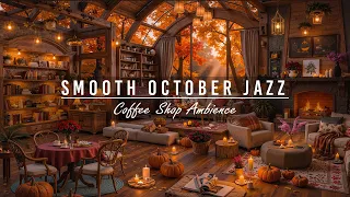 Happy Fall Morning Smooth October Jazz Music At Cozy Coffee Shop Ambience For Great Mood Working  Happy Fall Morning Smooth October Jazz Music At Cozy Coffee Shop Ambience For Great Mood Working
