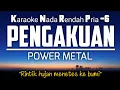 Download Lagu Pengakuan - Power Metal Karaoke Lower Key Nada Rendah (chord: Ab minor)