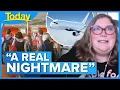 It s so embarrassing Distressed passenger shocked by airline treatment Today Show Australia