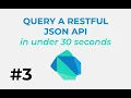 Learn Dart Query a RESTful JSON api in under 30 seconds