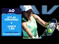 Lagu Leylah Fernandez v Janice Tjen Extended Highlights | Australian Open 2026 First Round