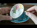 Aynsley Corset Bowl Floral China Teacup Saucer