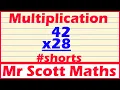 Column Method Multiplication 2-Digit by 2-Digit