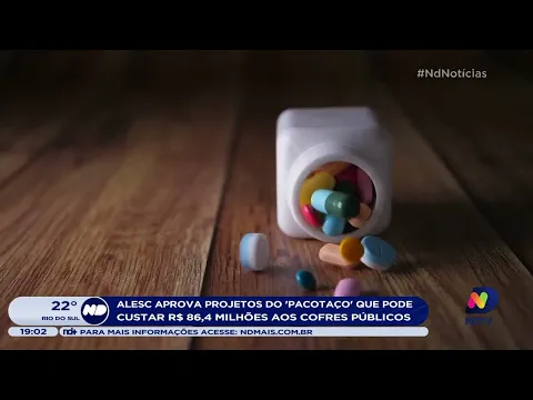 Alesc aprova projetos do ‘Pacotaço’ onde pode gerar custos milionários para os cofres públicos