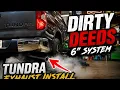 Dirty Deeds 6 stainless catback install on my 2019 Toyota Tundra
