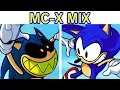 Download Lagu Friday Night Funkin' Come Out to Play \u0026 Lyrics | MC-X Mix Update (FNF Mod) (BF/GF)
